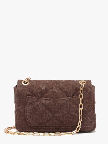 Cross Body Tas Moon Linnen Vanessa bruno Bruin moon 70V40326 ander zicht 4